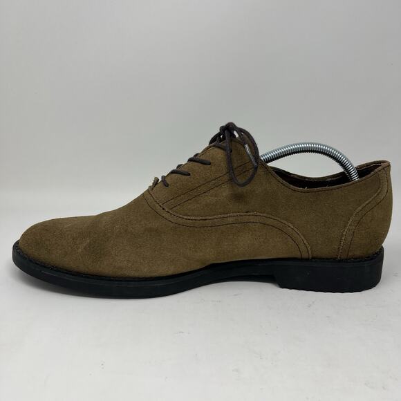 Polo Ralph Lauren Westford Oiled Suede Leather Shoes Tan Oxfords Men’s Size 12‎ main image 5